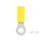Te Connectivity Ring Terminal, #10 Stud Size, 10 AWG, 300 V, Nylon Insulated, Yellow 8-36161-2 - alternate 3